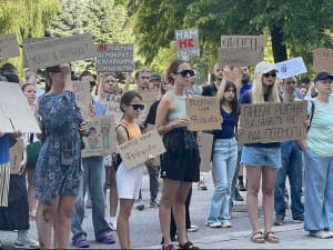 акція протесту проти відставки Федорова