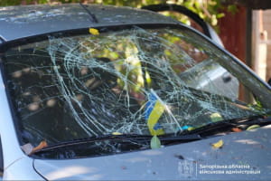 Наслідки удару по Запоріжжю керованими авіаційними бомбами