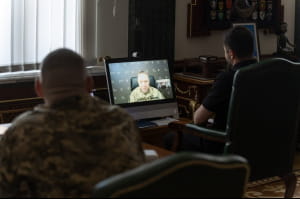 Володимир Зеленський на зустрічі з військовим керівництвом