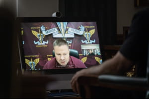 Володимир Зеленський на зустрічі з військовим керівництвом