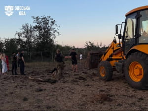 Наслідки атаки рф по парку розваг на Одещині