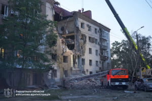 Наслідки атаки рф по Запоріжжю