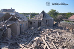 наслідки удару по Запоріжжю