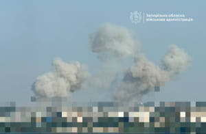 наслідки удару по Запоріжжю