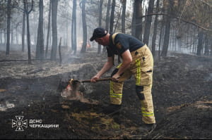 Масштабна пожежа на Черкащині