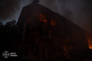 Наслідки ворожої атаки на Київ 08.09.2026