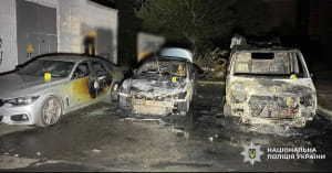 згорівше військове авто