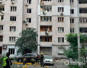 Наслідки ворожої атаки на Київ