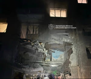 Наслідки атаки на Запоріжжя 