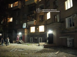 Наслідки атаки на Запоріжжя 