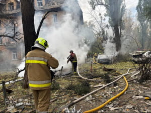 Наслідки обстрілу Києва (15.10.2026)