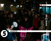 Протест в аеропорту Копенгагена 