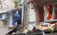 Фото з місця вибуху
