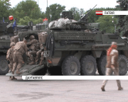 До Латвії увійшла колона військової техніки США