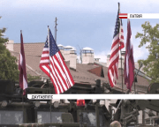 До Латвії увійшла колона військової техніки США