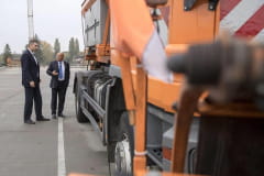 Кличко та снігоприбиральна техніка