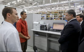 Петро Порошенко відвідав підприємство "Кромберг енд Шуберт Україна"