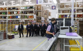 Петро Порошенко відвідав підприємство "Кромберг енд Шуберт Україна"