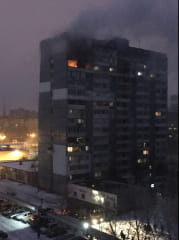 Пожежа у багатоповерхівці Дніпра - 18 січня