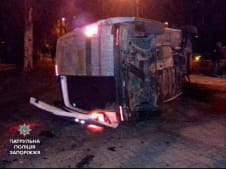 У Запоріжжі перекинулося інкасаторське авто