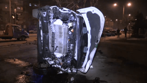 У Запоріжжі перекинулося інкасаторське авто