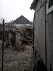 Моторошні фото обстрілу бойовиками селища Трудівське