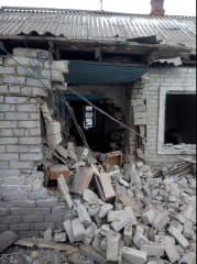 Моторошні фото обстрілу бойовиками селища Трудівське