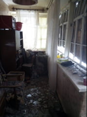 Моторошні фото обстрілу бойовиками селища Трудівське