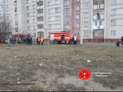 Пожежа в гуртожитку у Рівному