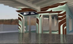 Як виглядатиме оновлена станція метро "Лівобережна" у Києві