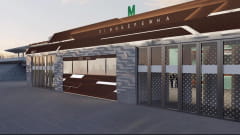 Як виглядатиме оновлена станція метро "Лівобережна" у Києві