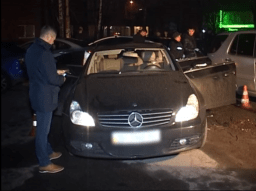 Розстріл авта у центрі Києва