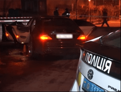 Розстріл авта у центрі Києва