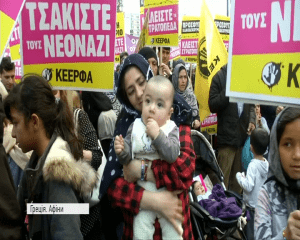Тисячний мітинг в Афінах