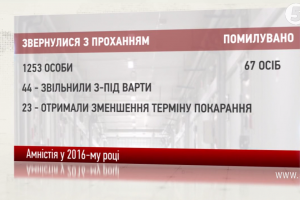 Стало відомо, скільки ув'язнених помилували в Україні у 2016 році