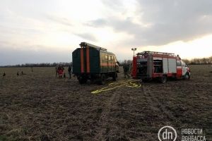 З'явилися перші фото з місця падіння військового гелікоптера Мі-2