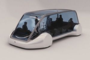 Ілон Маск презентував безпілотний автобус для пересування підземними тунелями – фото