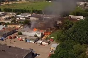 Масштабна пожежа у Броварах: як горіли склади з паливом – фотогалерея