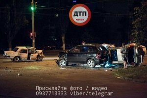 Подвійна ДТП в столиці: в аварії постраждав неповнолітній