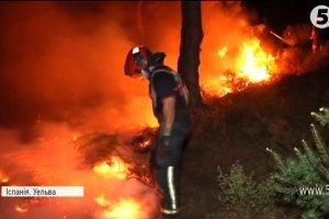 Пожежі в Іспанії: Евакуйовано майже 2 тис. людей