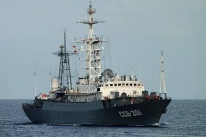 Військовий корабель-розвідник РФ стежить за навчаннями Sea Breeze-2017