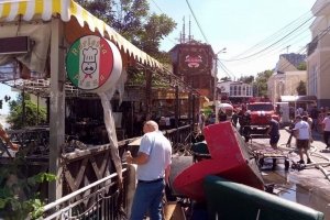 У курортній Одесі загорілось кафе поблизу клубу Ibiza – фото