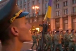 Перша нічна репетиція параду: що відбувалось на Хрещатику