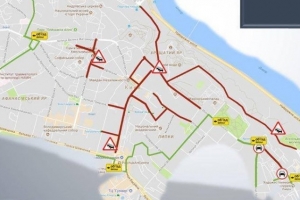 Водіям на замітку: у МВС показали докладну карту перекритих до свят вулиць