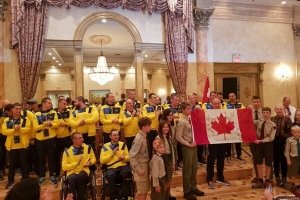 ФОТО: Як діаспора в Канаді вітала українську команду – тріумфатора "Ігор Нескорених-2017"