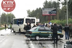 Смертельна ДТП під Києвом: загинув один нацгвардієць, ще 7 – постраждали
