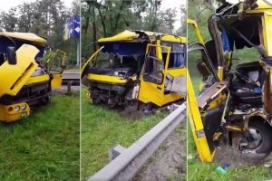 Моторошна ДТП з нацгвардійцями під Києвом – фото з місця трагедії
