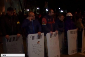 Ніч під ВР: залишилися лише прихильники Саакашвілі та окремі депутати 