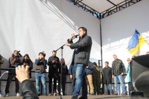 Саакашвілі повідомив, коли завершиться акція під Верховною Радою
