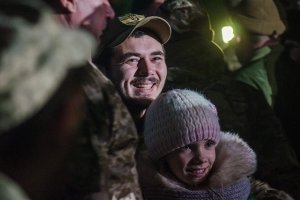 Як зустрічали бійців легендарної 72-ї бригади - фоторепортаж